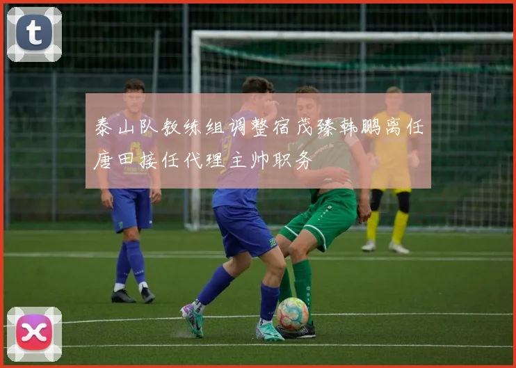 泰山队教练组调整宿茂臻韩鹏离任唐田接任代理主帅职务